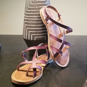 Brown Gladiator Sandals